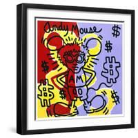 Andy Mouse 1985-Keith Haring-Framed Giclee Print