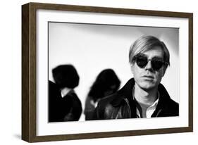 Andy Warhol, 1966 (2)-Andy Warhol/ Nat Finkelstein-Framed Art Print