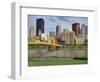 Andy Warhol Bridge (7th Street Bridge) and Allegheny River, Pittsburgh, Pennsylvania, United States-Richard Cummins-Framed Photographic Print