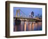 Andy Warhol Bridge (7th Street Bridge) over the Allegheny River, Pittsburgh, Pennsylvania, United S-Richard Cummins-Framed Photographic Print