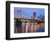 Andy Warhol Bridge (7th Street Bridge) over the Allegheny River, Pittsburgh, Pennsylvania, United S-Richard Cummins-Framed Photographic Print