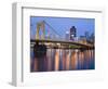 Andy Warhol Bridge (7th Street Bridge) over the Allegheny River, Pittsburgh, Pennsylvania, United S-Richard Cummins-Framed Photographic Print