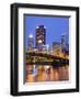 Andy Warhol Bridge (7th Street Bridge) over the Allegheny River, Pittsburgh, Pennsylvania, United S-Richard Cummins-Framed Photographic Print