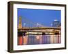 Andy Warhol Bridge (7th Street Bridge) over the Allegheny River, Pittsburgh, Pennsylvania, United S-Richard Cummins-Framed Photographic Print