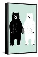 Andy Westface - Bears Gray-Trends International-Framed Stretched Canvas