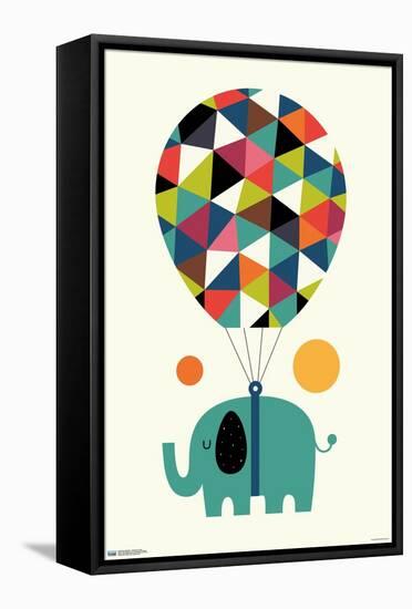 Andy Westface - Elephant Fly High-Trends International-Framed Stretched Canvas