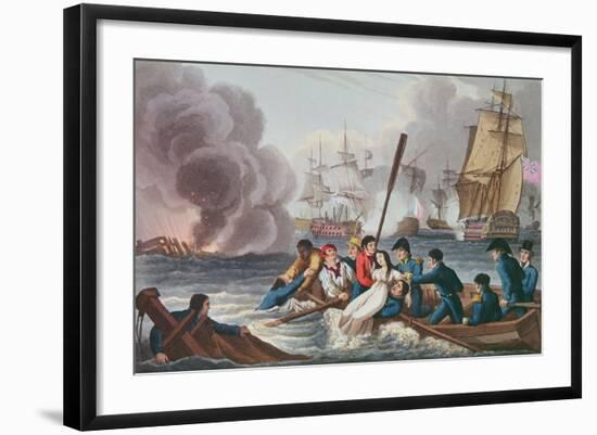 Anecdote at the Battle of Trafalgar-William Heath-Framed Giclee Print