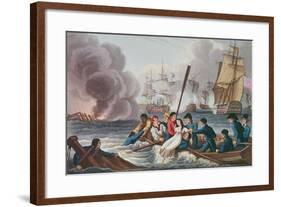 Anecdote at the Battle of Trafalgar-William Heath-Framed Giclee Print