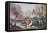 Anecdote at the Battle of Trafalgar-William Heath-Framed Stretched Canvas