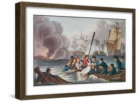 Anecdote at the Battle of Trafalgar-William Heath-Framed Giclee Print