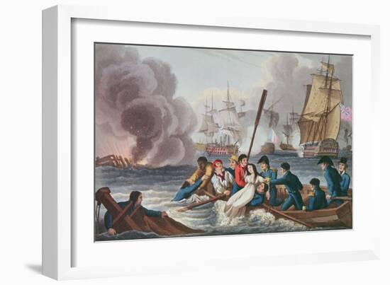 Anecdote at the Battle of Trafalgar-William Heath-Framed Giclee Print