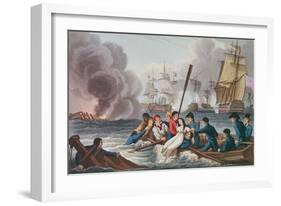 Anecdote at the Battle of Trafalgar-William Heath-Framed Giclee Print