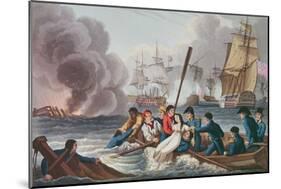 Anecdote at the Battle of Trafalgar-William Heath-Mounted Giclee Print