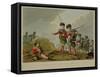 Anecdote of the Bravery of the Scotch Piper of the 11th Highland Regiment at the Battle of Vimiero-Franz Joseph Manskirch-Framed Stretched Canvas