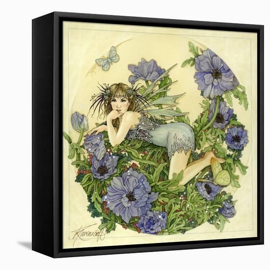 Anemone 2-Linda Ravenscroft-Framed Stretched Canvas