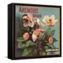 Anemone Brand - California - Citrus Crate Label-Lantern Press-Framed Stretched Canvas