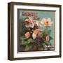 Anemone Brand - California - Citrus Crate Label-Lantern Press-Framed Art Print