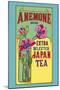 Anemone Brand Tea-null-Mounted Art Print