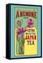 Anemone Brand Tea-null-Framed Stretched Canvas