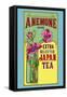 Anemone Brand Tea-null-Framed Stretched Canvas