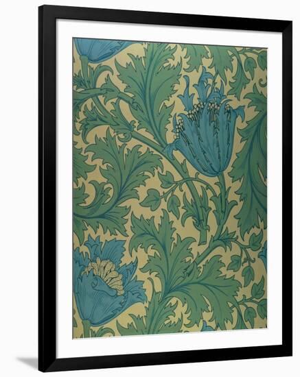 Anemone' Design-William Morris-Framed Giclee Print