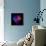 Anemone-Magda Indigo-Framed Stretched Canvas displayed on a wall