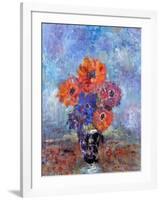 Anemones, 1998 (Oil on Canvas)-Patricia Espir-Framed Giclee Print