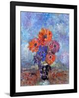 Anemones, 1998 (Oil on Canvas)-Patricia Espir-Framed Giclee Print