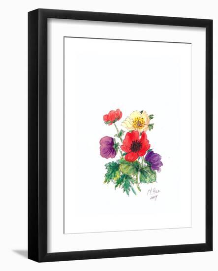 Anemones, 2007-Nell Hill-Framed Giclee Print