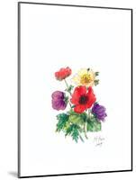 Anemones, 2007-Nell Hill-Mounted Giclee Print