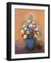Anemones and lilacs in a blue vase. After 1912-Odilon Redon-Framed Giclee Print