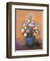 Anemones and lilacs in a blue vase. After 1912-Odilon Redon-Framed Giclee Print