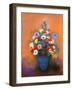 Anemones and Lilacs in a Blue Vase, after 1912-Odilon Redon-Framed Giclee Print
