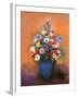 Anemones and Lilacs in a Blue Vase, after 1912-Odilon Redon-Framed Giclee Print