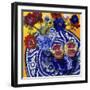 Anemones and Pomegranate (Anemones et Grenade)-Isy Ochoa-Framed Giclee Print