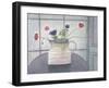 Anemones and Poppies in White Jug-Ruth Addinall-Framed Giclee Print