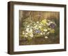 Anemones and Primroses in a Basket-Anthonore Christensen-Framed Giclee Print