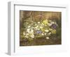 Anemones and Primroses in a Basket-Anthonore Christensen-Framed Giclee Print