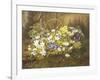 Anemones and Primroses in a Basket-Anthonore Christensen-Framed Giclee Print