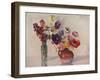 'Anemones and Wallflowers', c1909-Gerard Chowne-Framed Giclee Print