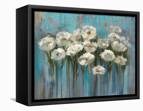 Anemones by the Lake-Silvia Vassileva-Framed Stretched Canvas