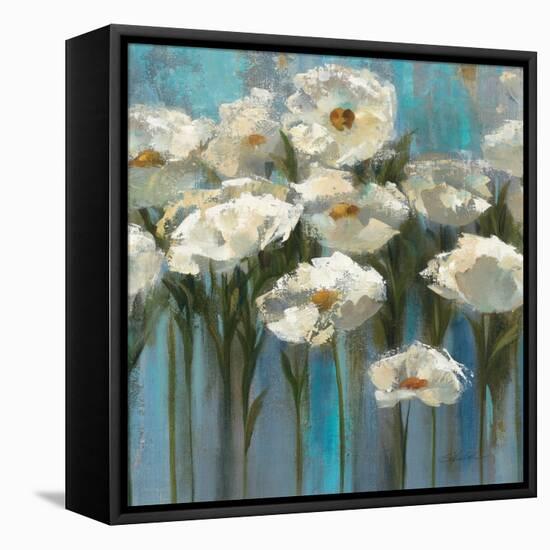 Anemones by the Lake-Silvia Vassileva-Framed Stretched Canvas