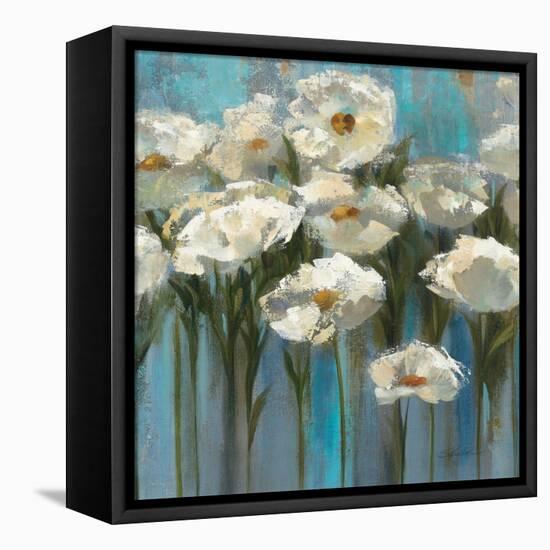 Anemones by the Lake-Silvia Vassileva-Framed Stretched Canvas