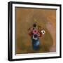 Anémones dans un vase bleu-Odilon Redon-Framed Giclee Print