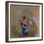 Anémones dans un vase bleu-Odilon Redon-Framed Giclee Print