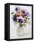 Anemones in a Glass Jug, 2000-Joan Thewsey-Framed Stretched Canvas