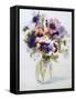 Anemones in a Glass Jug, 2000-Joan Thewsey-Framed Stretched Canvas