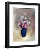 Anemones in a Jug, 1910-15-Odilon Redon-Framed Giclee Print