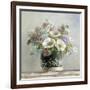 Anemones in Black and White Hatbox-Danhui Nai-Framed Art Print