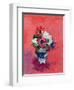 Anemones on a Red Ground, 1992-Diana Schofield-Framed Giclee Print